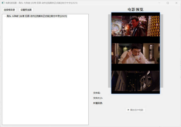 视频封面提取小工具 
						