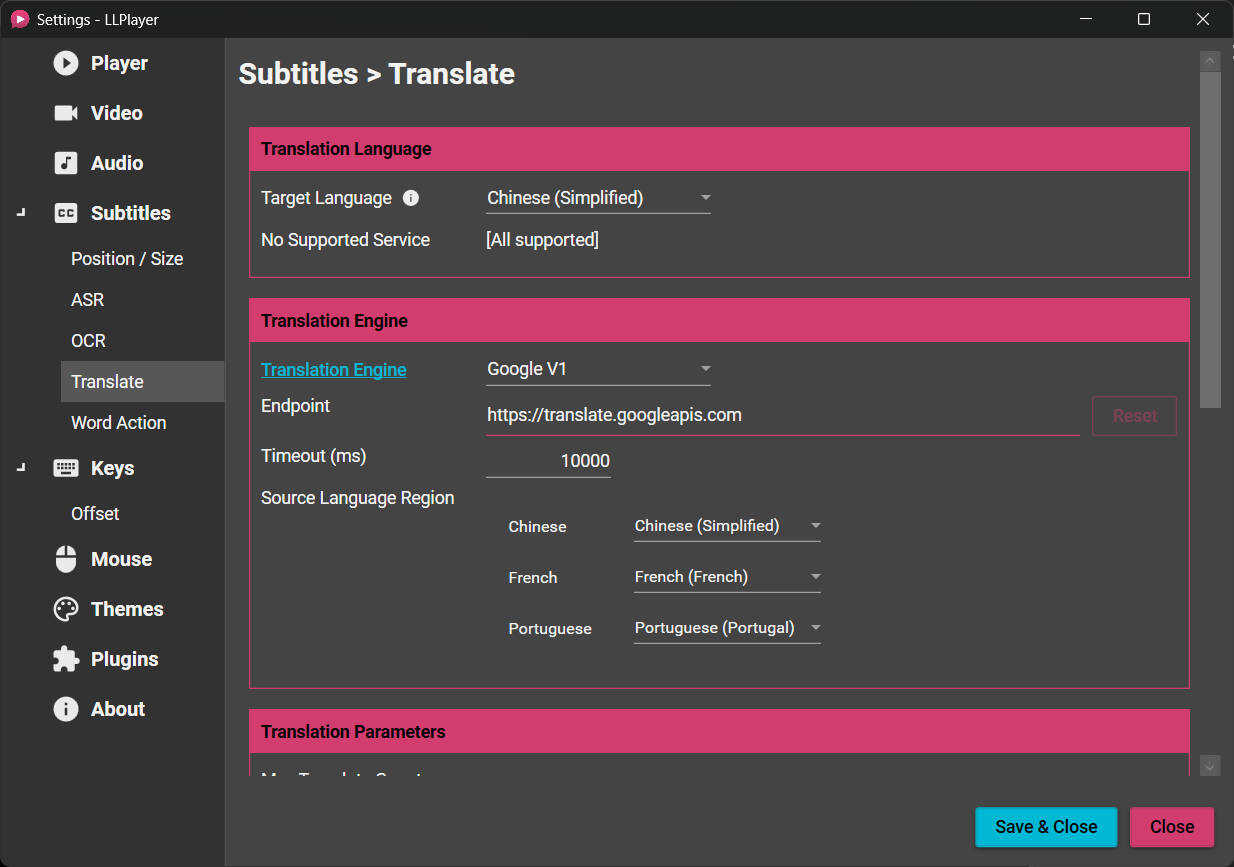 AI字幕生成播放器 LLPlayer v0.2.2 
						